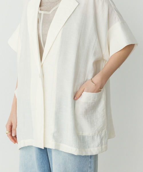 「hunch」 テーラードジャケット FREE ブラック レディース_画像5