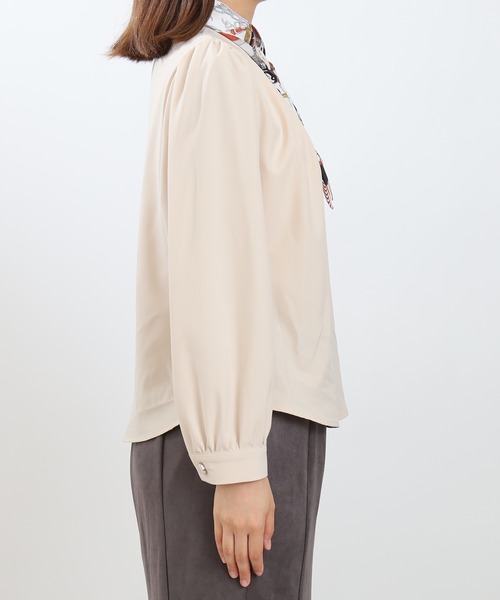 TRUDEA（トルディア） ブラウス シャツ 2wayスカーフリボンブラウス