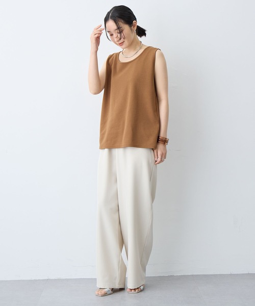 anyfee ワイドパンツ パンツ 「anyfee/大きいサイズ」とろみツイル