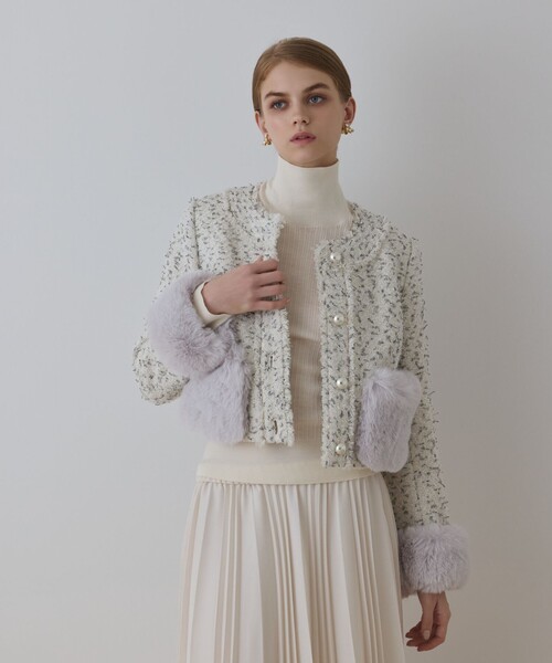 GRACE CONTINENTAL（グレースコンチネンタル） ジャケット ノーカラー