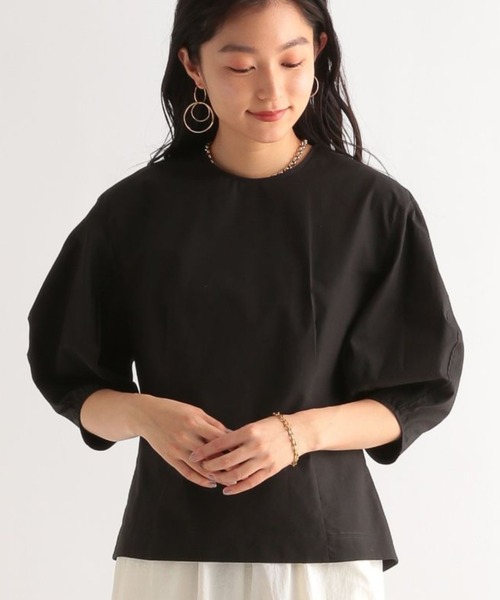 「BABYLONE」 半袖ブラウス フリー ブラック レディース_画像5