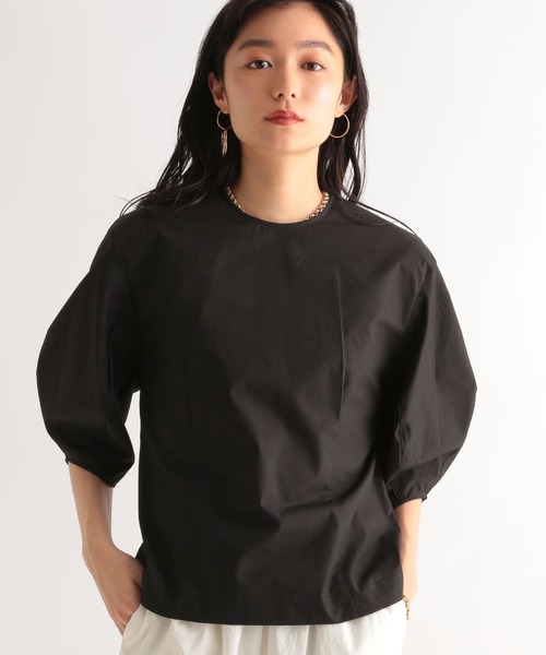 「BABYLONE」 半袖ブラウス フリー ブラック レディース_画像6