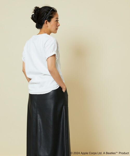 「Freada」 半袖Tシャツ ONE SIZE ホワイト レディース_画像5