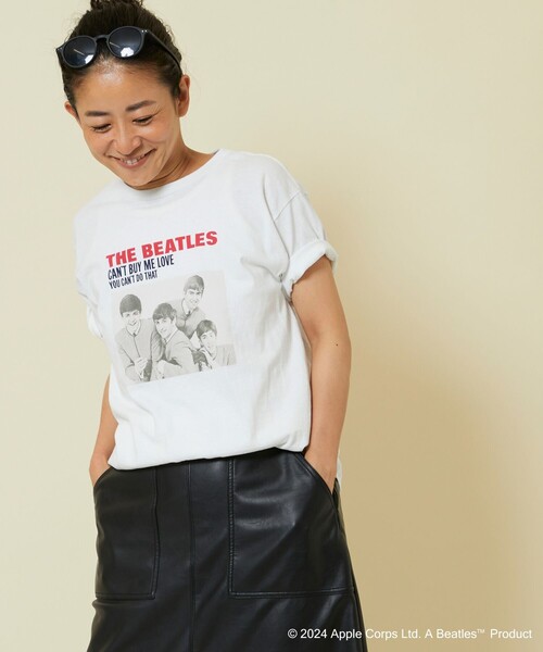 「Freada」 半袖Tシャツ ONE SIZE ホワイト レディース_画像8