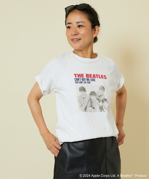 「Freada」 半袖Tシャツ ONE SIZE ホワイト レディース_画像9