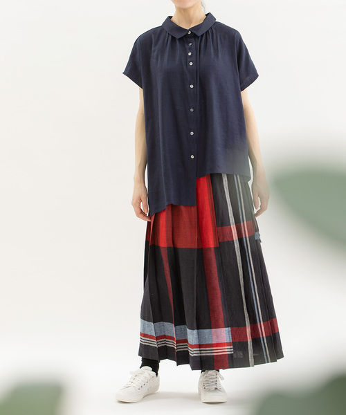 「nop de nod」 半袖ブラウス M オフホワイト レディース_画像2