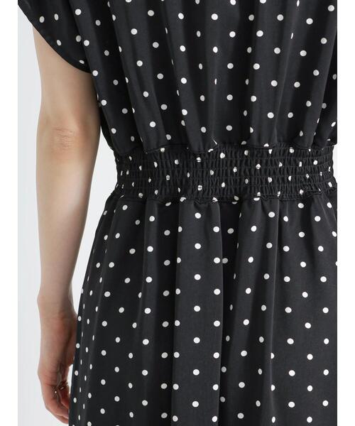 「Te chichi」 半袖ワンピース F カーキ レディース_画像7