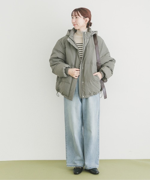 美品☆URBAN RESEARCH ラクーンファーフードダウンコート カーキ38 URBAN RESEARCH ラクーンファーフードダウンコート 美品☆URBAN