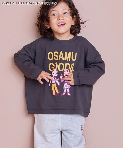 トレーナー 「OSAMU GOODS」別注プリントトレーナー キッズ 子供服