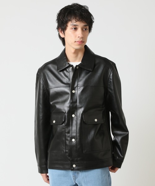 ARCADE（アーケード） ブルゾン アウター オーバーサイズA-2フェイク