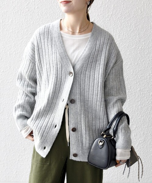 AKIRANAKA リブ編みカーディガン サイズ1 AKIRANAKA（アキラナカ