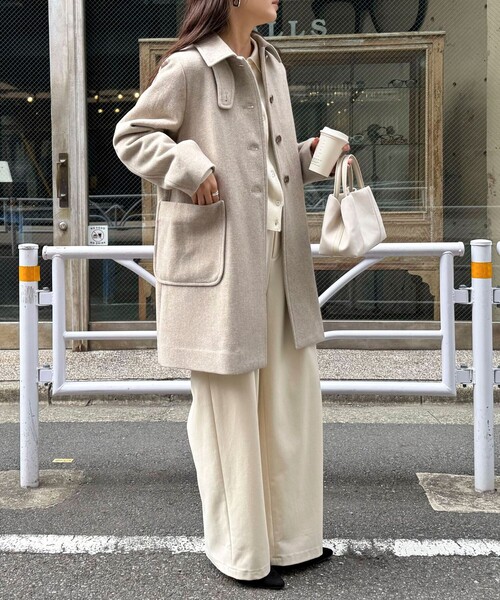 fredy emue（フレディエミュ） ステンカラーコート コート Super100