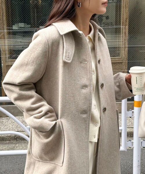 fredy emue（フレディエミュ） ダッフルコート コート Super100ステン