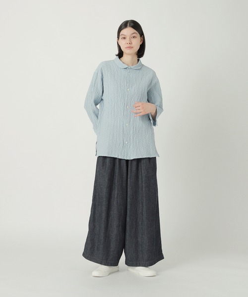 美品　プランテーション ブラウス　チュニック Plantation（プランテーション） ブラウス シャツ ソルトコットン