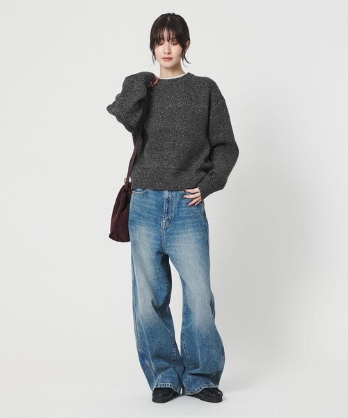 BEAUTY&YOUTH UNITEDARROWS ウールブレンド シルクネップ BEAUTY＆YOUTH UNITED ARROWS ニット セーター ウールブレンド