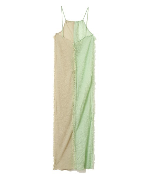 「PERVERZE」 キャミソールワンピース ONE SIZE グリーン レディース_画像7