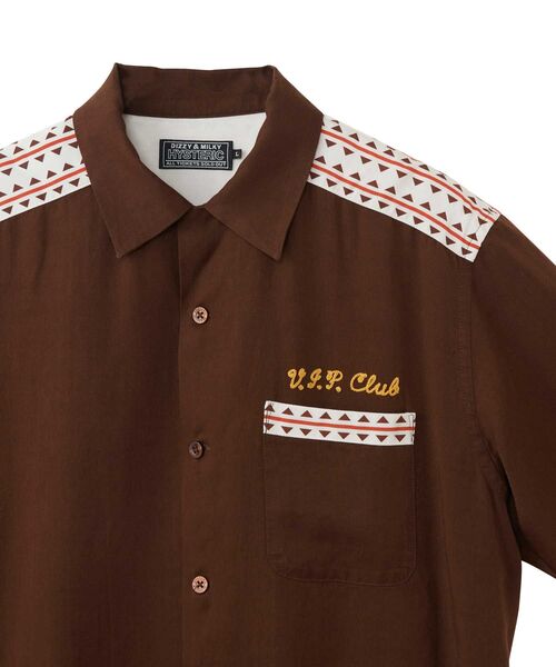 「HYSTERIC GLAMOUR」 半袖シャツ LARGE ブラック メンズの画像