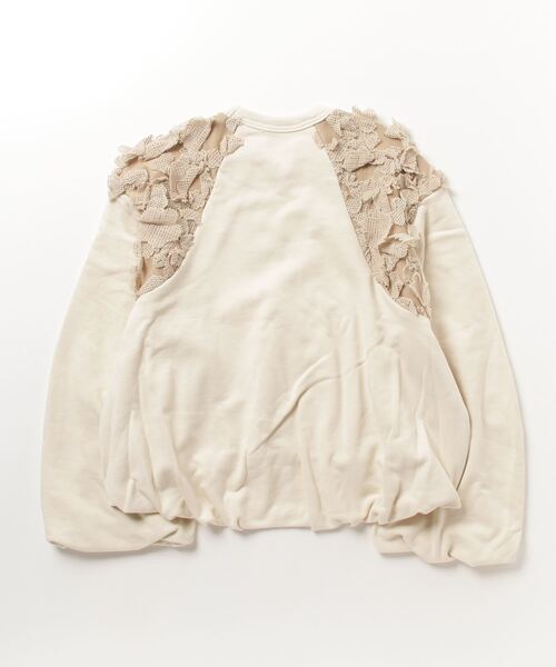 「muller of yoshiokubo」 スウェットカットソー 38 オフホワイト レディース_画像3