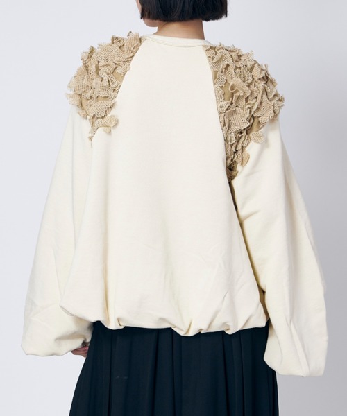 「muller of yoshiokubo」 スウェットカットソー 38 オフホワイト レディース_画像5