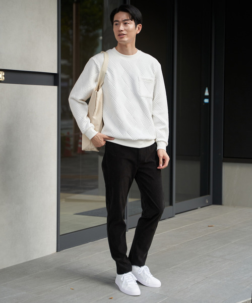 ikka（イッカ） トレーナー スウェット フクレジャカードポケット付き
