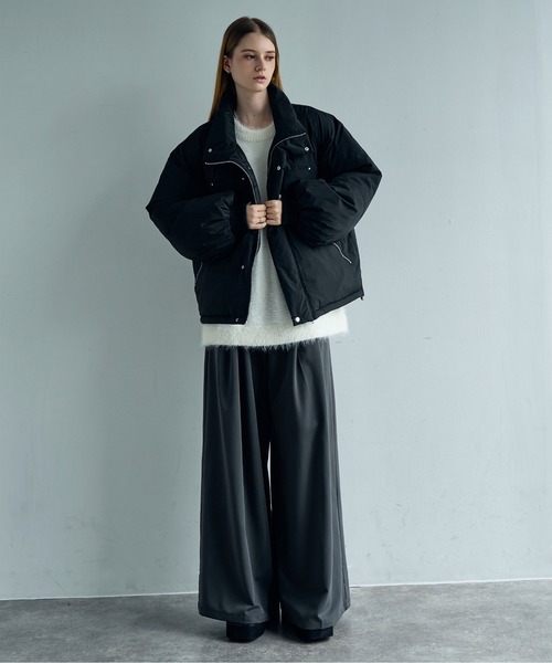 ELLUV ダウンジャケット ダウン 「ELLUV/エルヴ」防風/ストレッチ