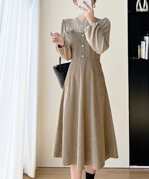 Sally Lunn ワンピース ドッキングガーリーフリルワンピース
