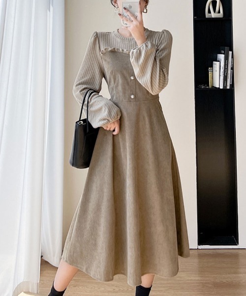 Sally Lunn ワンピース ドッキングガーリーフリルワンピース