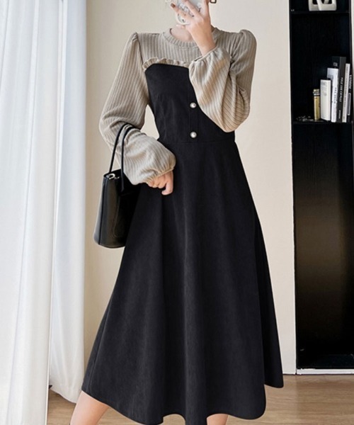 Sally Lunn ワンピース ドッキングガーリーフリルワンピース