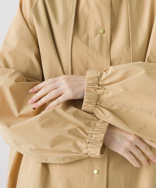 「OMNES」 ノーカラーコート FREE ベージュ レディース_画像4