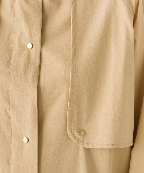 「OMNES」 ノーカラーコート FREE ベージュ レディース_画像6