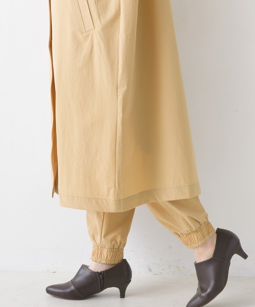 「OMNES」 ノーカラーコート FREE ベージュ レディース_画像7