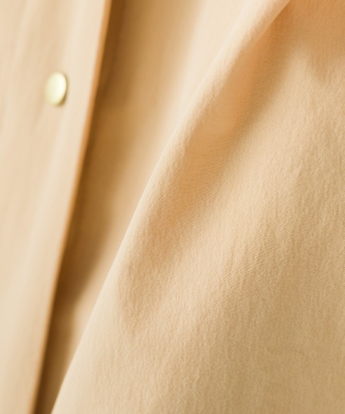 「OMNES」 ノーカラーコート FREE ベージュ レディース_画像8