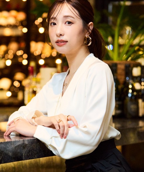 PINKY&DIANNE（ピンキー アンド ダイアン） ブラウス シャツ チェーン