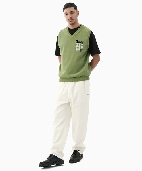 「thisisneverthat」 ニットベスト M アイボリー メンズ_画像7