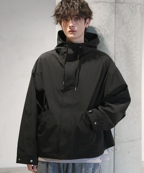   ブラック マウンテンパーカー アルバータ テッククロス マウンテンパーカー | ニュージェントルマン