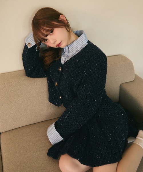 TITTY＆CO.（ティティーアンドコー） セットアップ ラメツイード