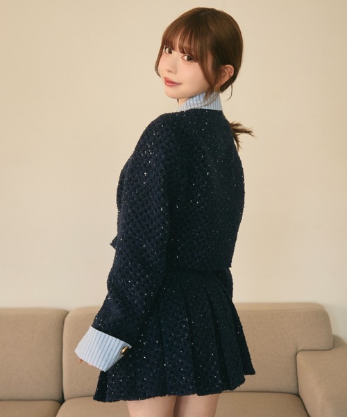 TITTY＆CO.（ティティーアンドコー） セットアップ ラメツイード