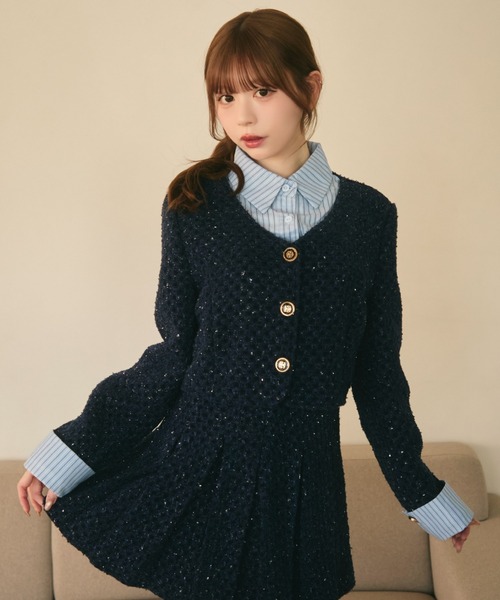 TITTY＆CO.（ティティーアンドコー） セットアップ ラメツイード