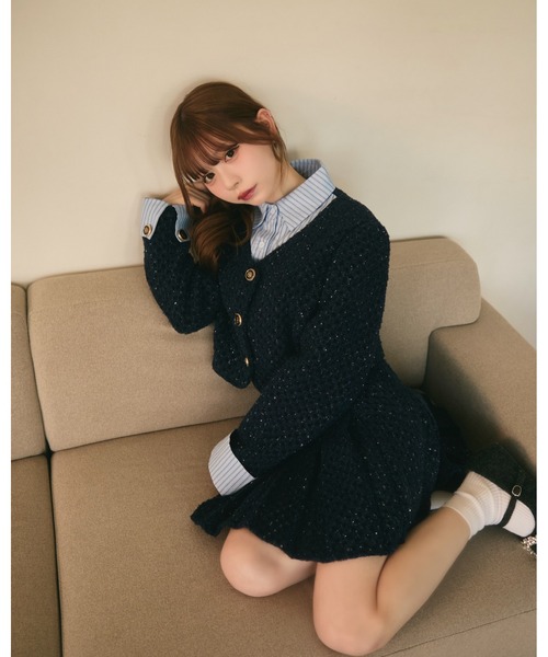 TITTY＆CO.（ティティーアンドコー） セットアップ ラメツイード