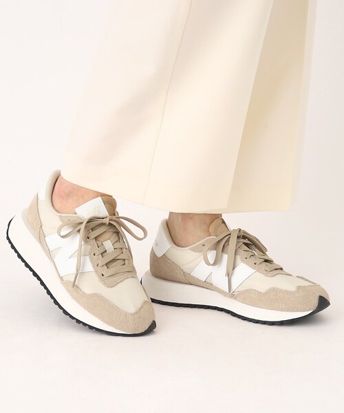 「New Balance」 ローカットスニーカー 35 ライトベージュ レディース_画像7