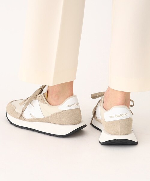 「New Balance」 ローカットスニーカー 35 ライトベージュ レディース_画像8