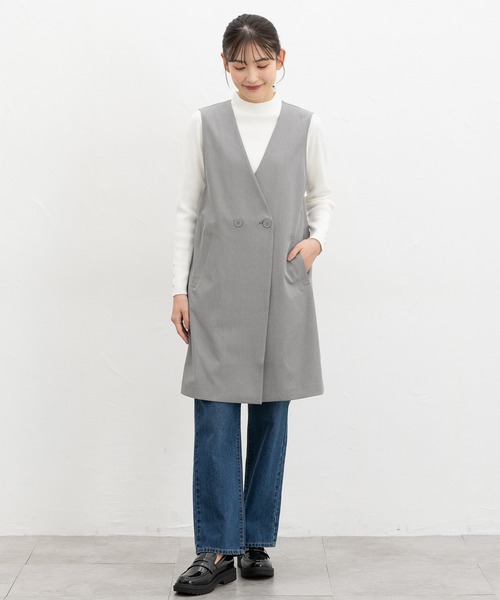 Honeys（ハニーズ） ベスト ジレ 「ストレッチ・ウォッシャブル