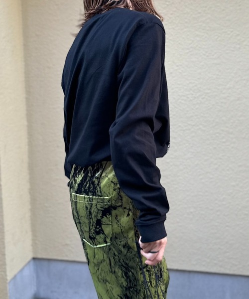 「mi via loca」 長袖カットソー MEDIUM イエロー レディース_画像5