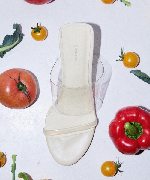 MAISON SPECIAL（メゾンスペシャル） サンダル ミュール Clear Mules