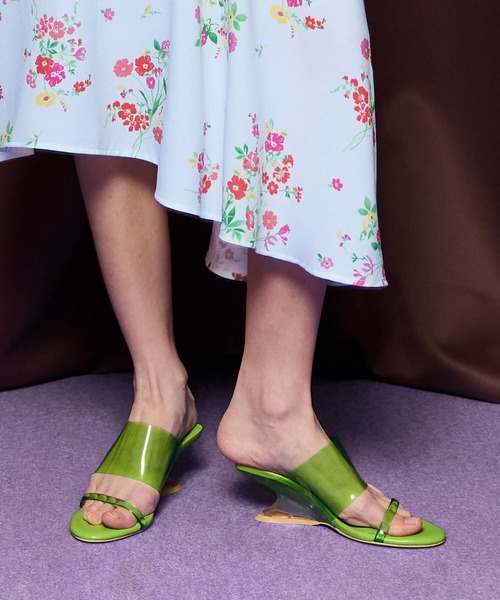 MAISON SPECIAL（メゾンスペシャル） サンダル ミュール Clear Mules