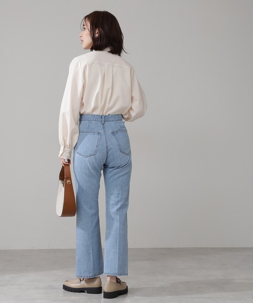 「N.(N. Natural Beauty Basic)」 長袖ブラウス MEDIUM ピンク レディース_画像7