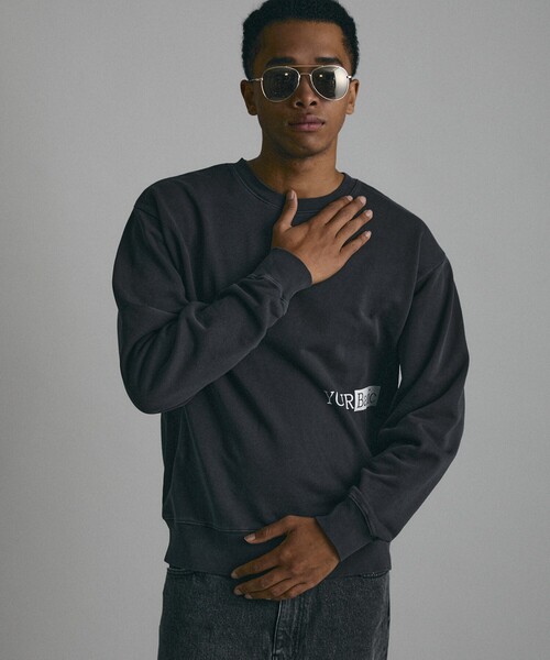 「Firsthand」 スウェットカットソー S チャコールグレー メンズ_画像4