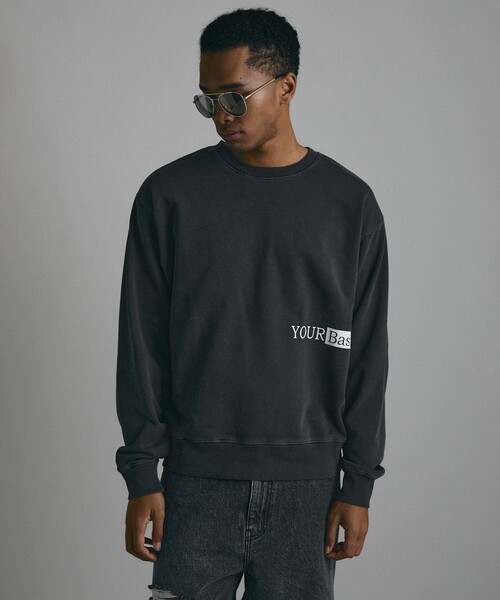 「Firsthand」 スウェットカットソー S チャコールグレー メンズ_画像5