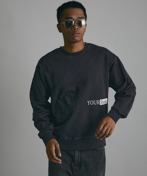 「Firsthand」 スウェットカットソー S チャコールグレー メンズ_画像6