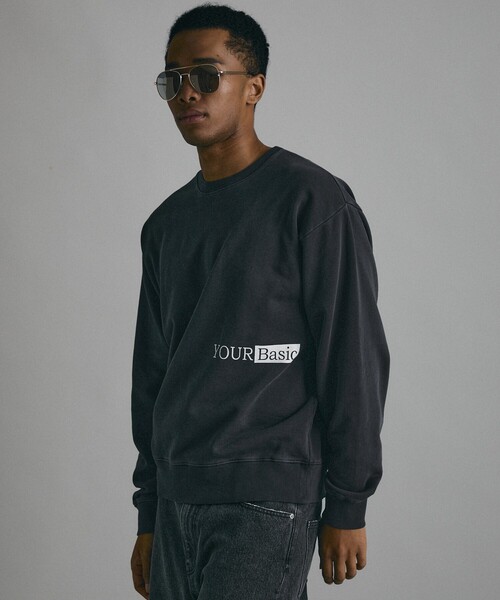 「Firsthand」 スウェットカットソー S チャコールグレー メンズ_画像7